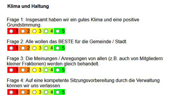 Fragebogen zur Besprechungskultur